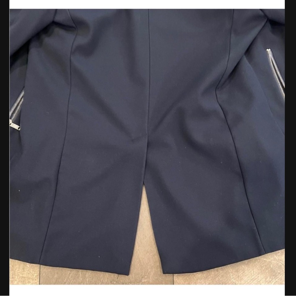 Zara Men's Navy Blue Coat size (xl) euro 44, like new - Picture 10 of 10